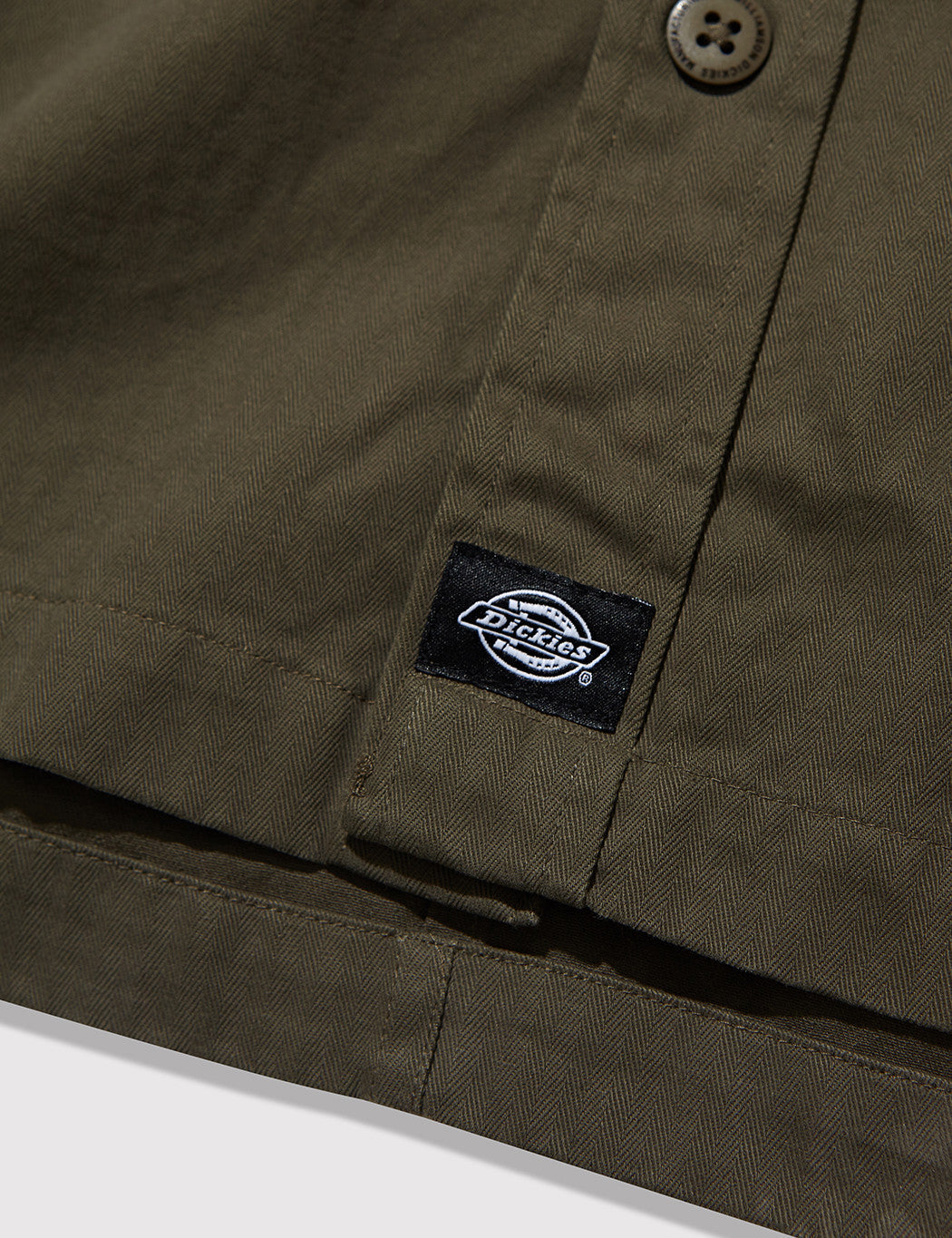 Tunnelton Herringbone Shirt - Dark Olive