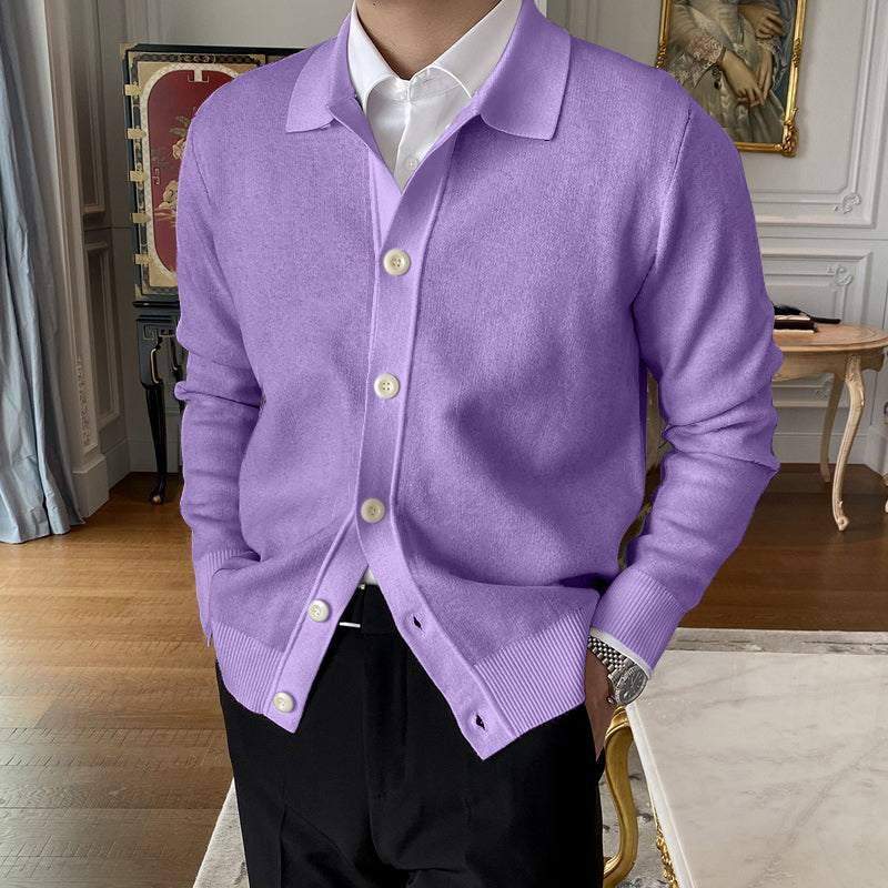 Hot Sale 50% OFFMen's Lapel Knitted Cardigan