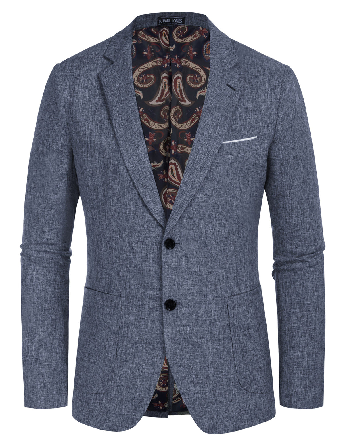 Men's Casual Sport Coat Blazer Two Buttons Lightweight Business Jackets