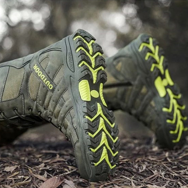 Men's Lightweight Breathable Durable Anti-slip Hiking Boots Combat Army Boots Work Boots