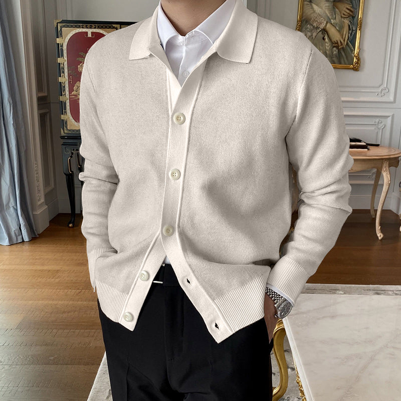 Hot Sale 50% OFFMen's Lapel Knitted Cardigan