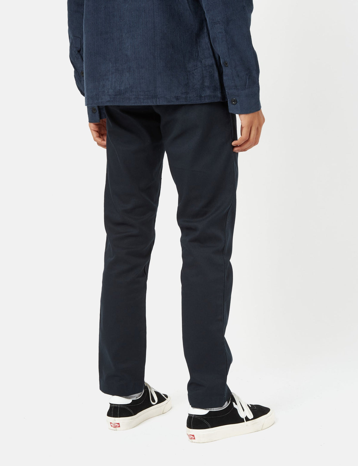 Sherburn Trousers (Slim Straight) - Dark Navy Blue