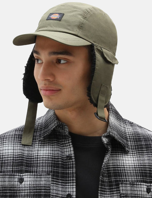 King Cove Ear Flap Cap - Military Green