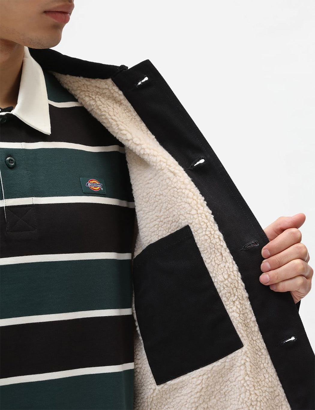 Duck Canvas Chore Coat - Black