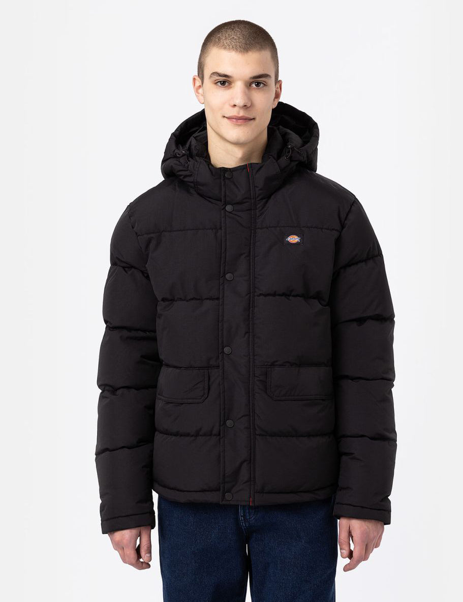 Glacier View Puffer Jacket - Black