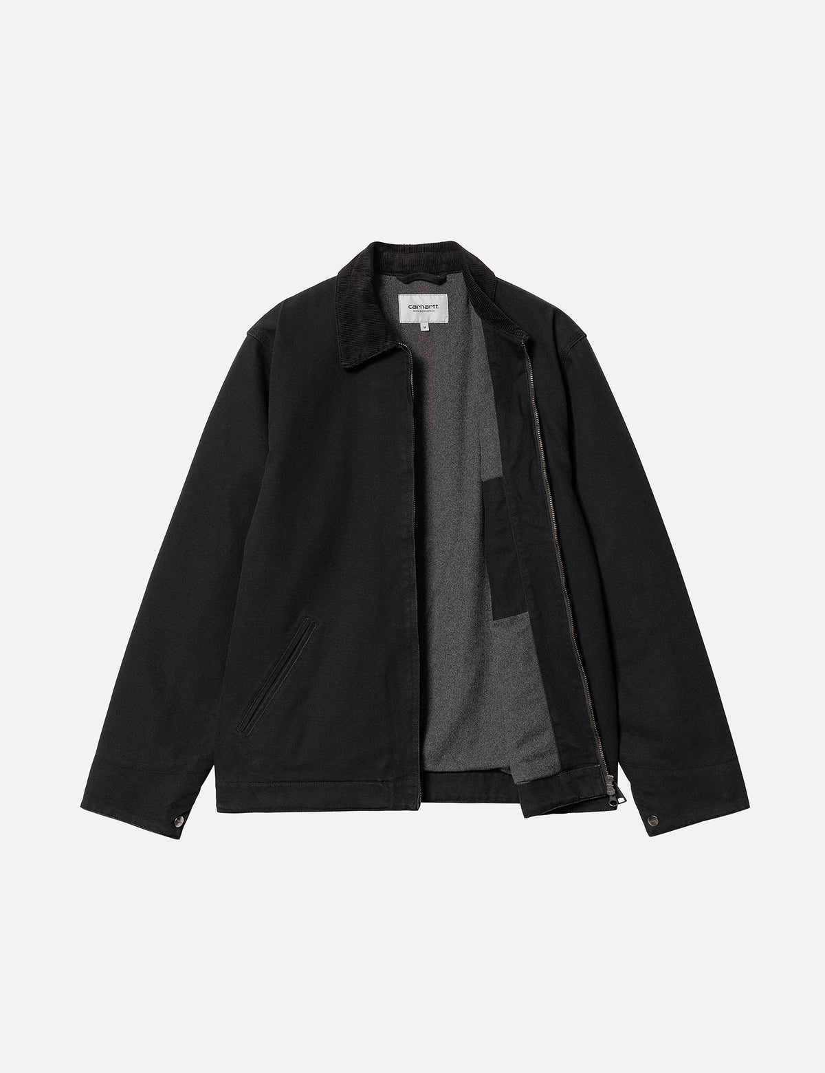 Detroit Jacket (Heavy Stone Wash) - Black/Black
