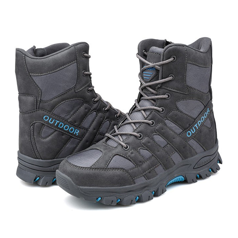 Men's Lightweight Breathable Durable Anti-slip Hiking Boots Combat Army Boots Work Boots