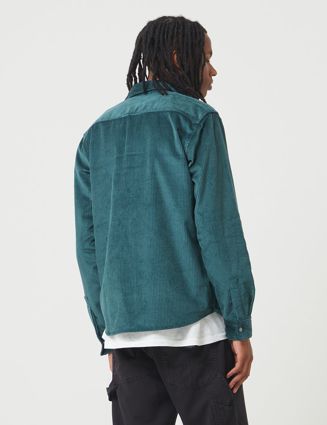 Ivel Cord Shirt - Forest Green
