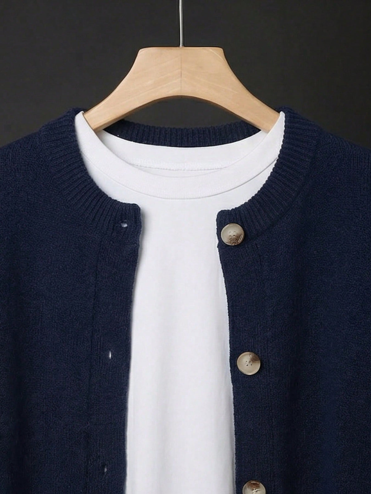 Women's Beige Cardigan, Soft Long Sleeve Sweater Jacket