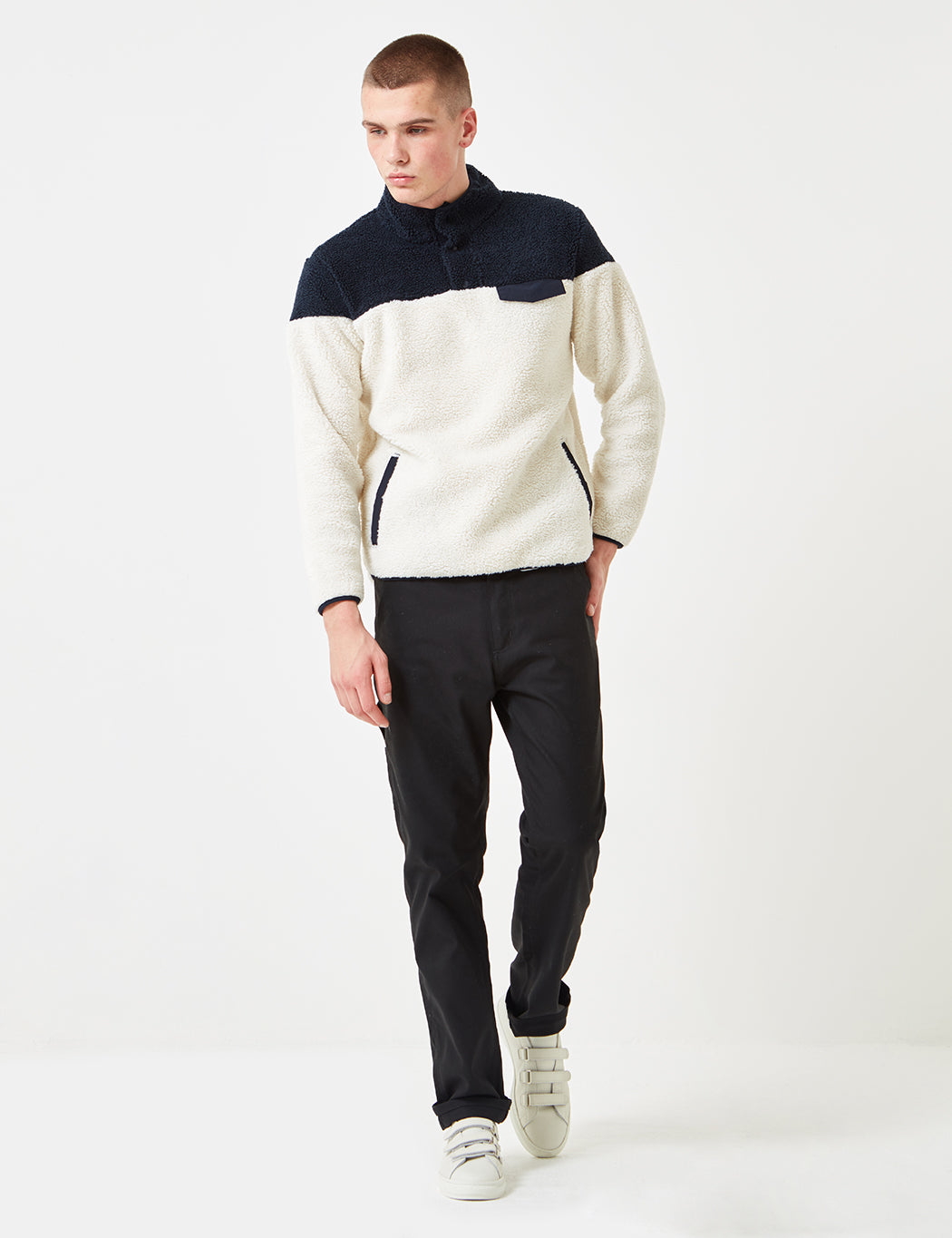 Bernville Fleece Sweatshirt - Cream