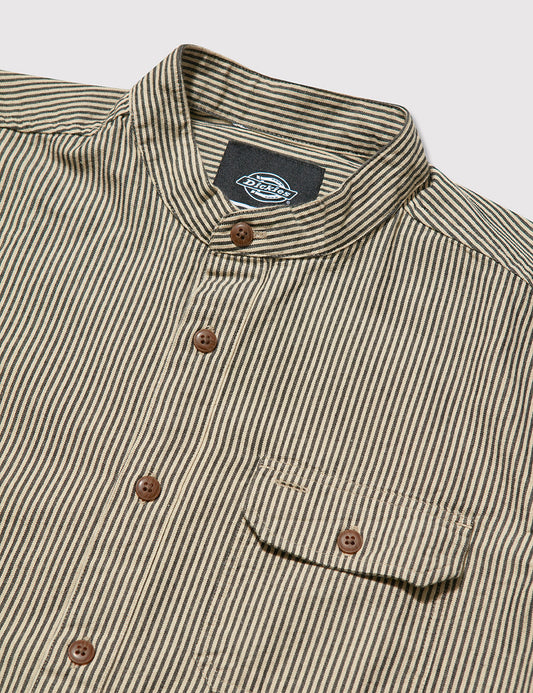 Waldenburg Collarless Shirt - Ecru