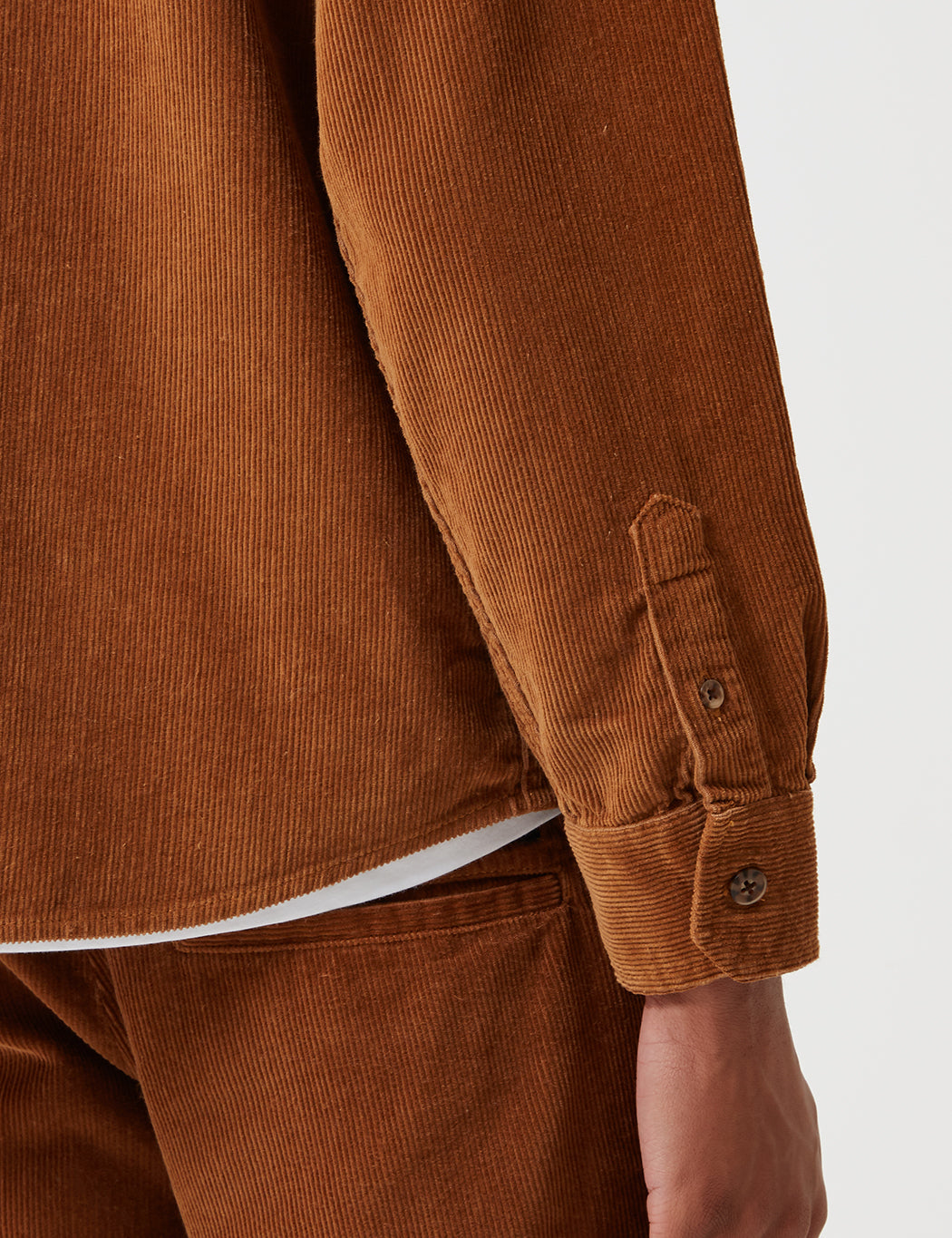 Arthurdale Shirt (Corduroy) - Brown Duck