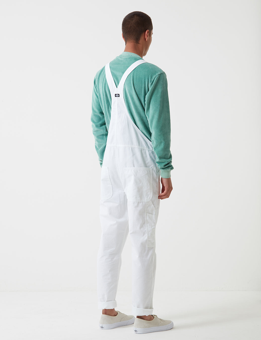 Purdon Bib Overalls - White