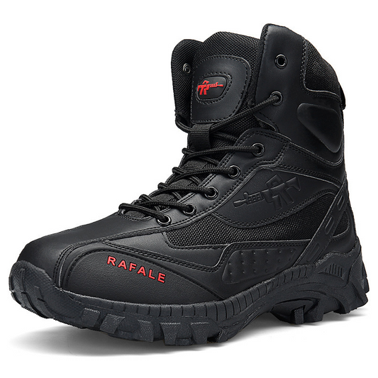 (BLACK FRIDAY SPECIAL-70%OFF)Men's  Winter Anti-Puncture Wide Toe Combat Boots Waterproof Non-Slip Orthopedic Support Work Boots