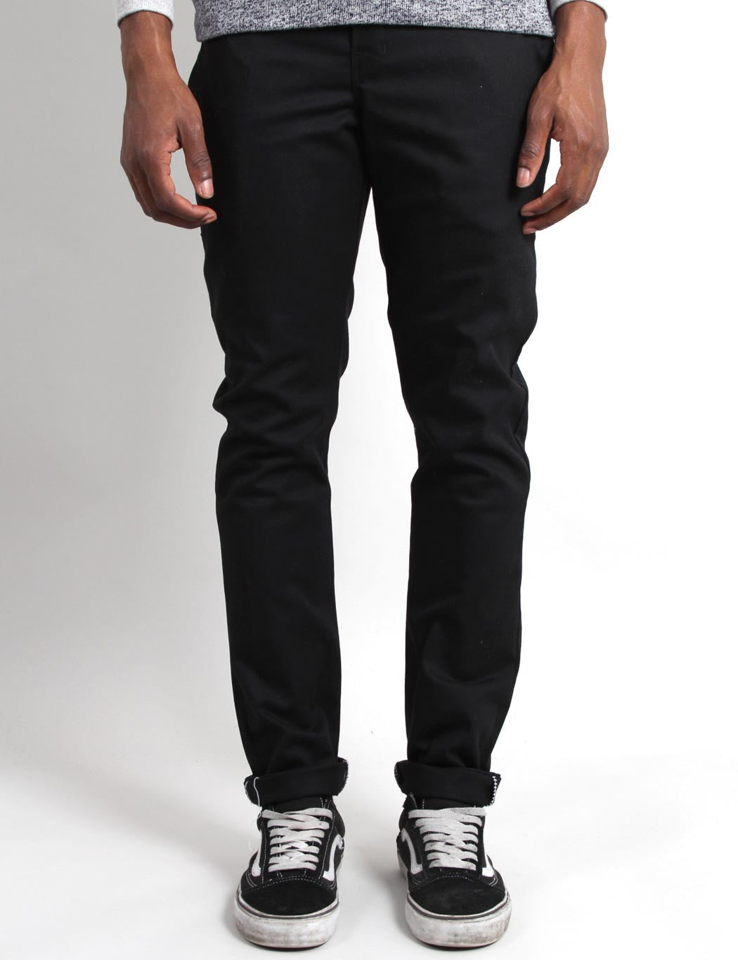 803 Chino Trousers (Slim Skinny) - Black