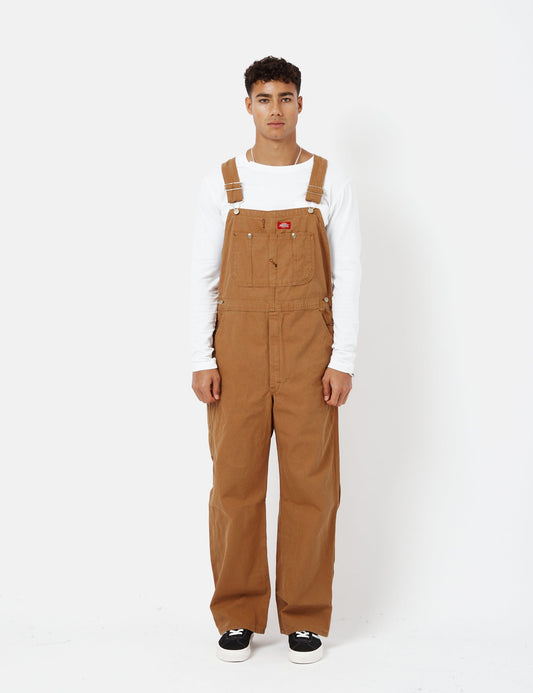Bib Overalls - Rinsed Brown