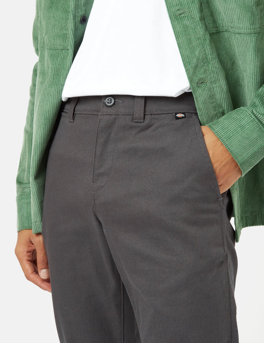 Sherburn Trousers (Slim Straight) - Charcoal Grey