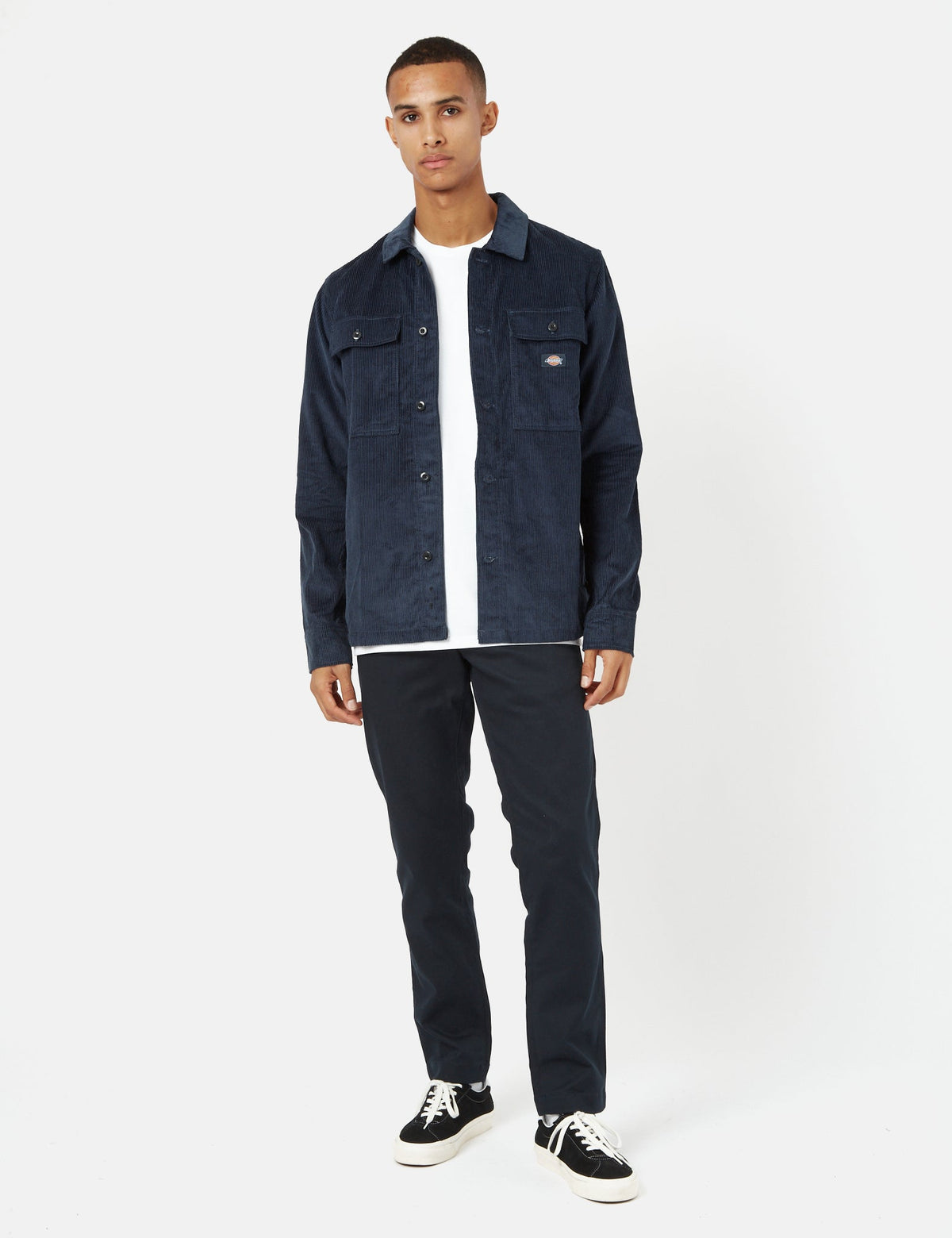 Sherburn Trousers (Slim Straight) - Dark Navy Blue