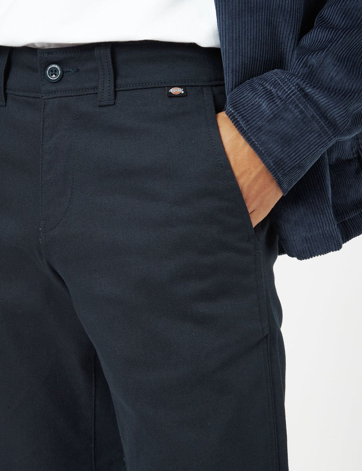 Sherburn Trousers (Slim Straight) - Dark Navy Blue