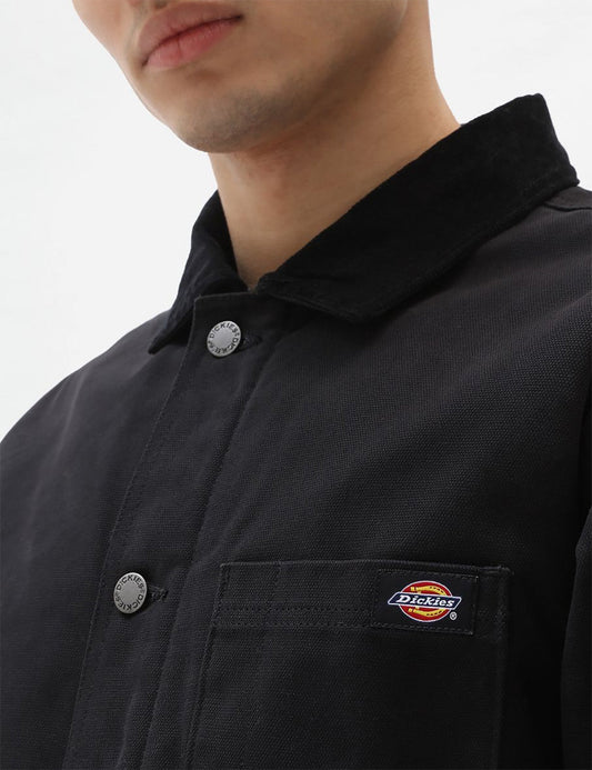 Duck Canvas Chore Coat - Black