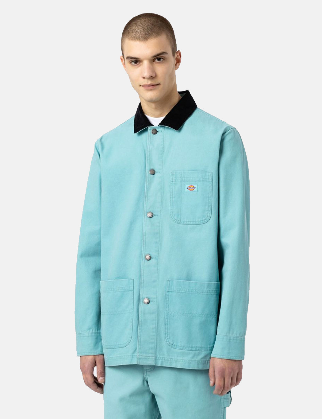Duck Canvas Summer Chore Coat - Stone Washed Porcelain