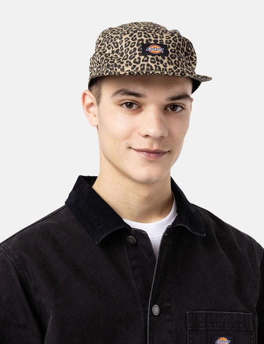 Dickes Albertville 5-Panel Cap - Leopard Print