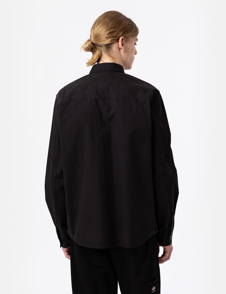 Duck Canvas Shirt - Stone Washed Black