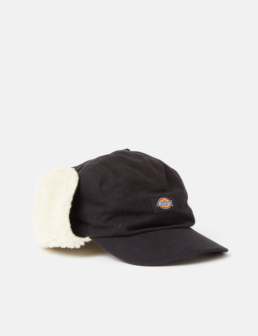 King Cove Ear Flap Cap - Black