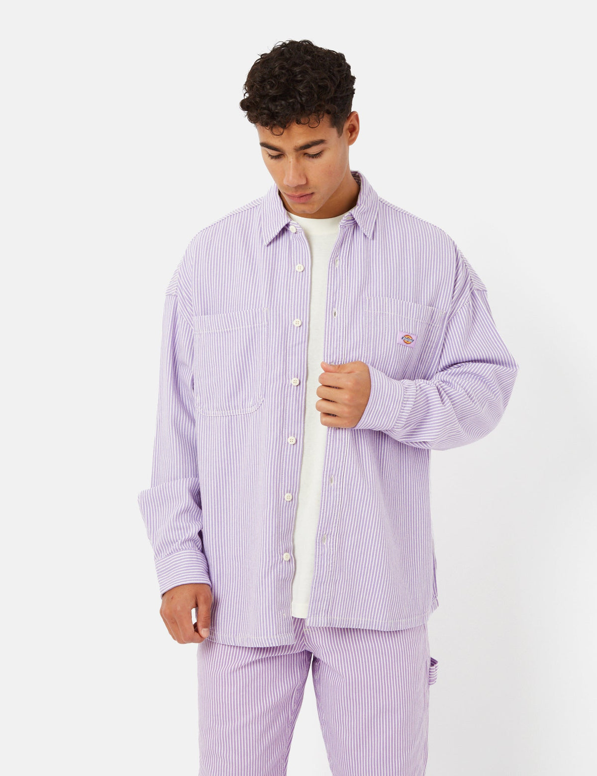 Hickory Over Shirt - Purple Rose
