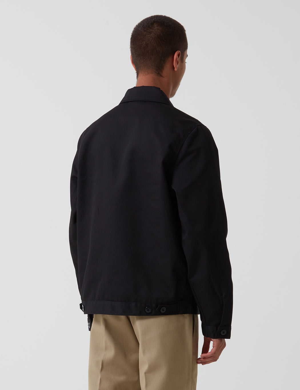 Unlined Eisenhower Jacket - Black